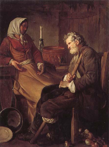 Jean-Baptiste marie pierre Old Man in a Kitchen oil painting image